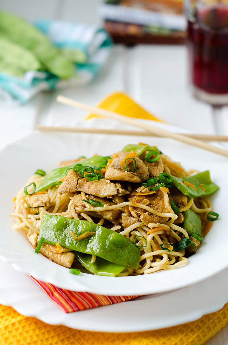 Chinese Noodles with Chicken