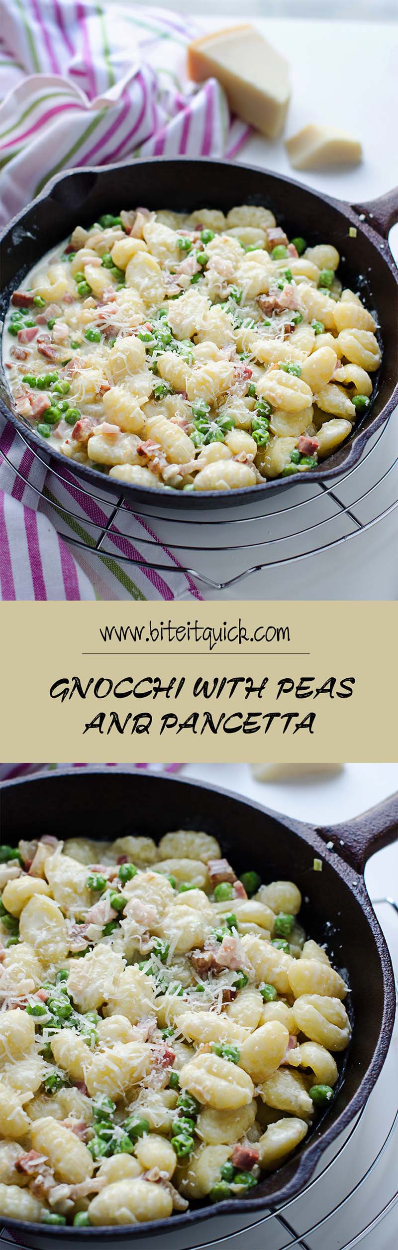 Gnocchi with Peas and Pancetta